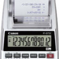 Canon Αριθμομηχανή Χαρτοταινίας P1-DTSC 12 Ψηφίων σε Ασημί Χρώμα
