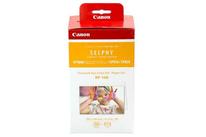 Canon SELPHY Kit Paper and 2 HC Color Ink RP-108