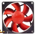 Case Fan 80x80x25 mm Red