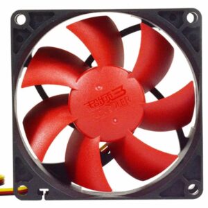 Case Fan 80x80x25 mm Red