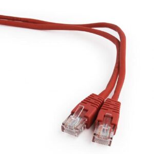 Cat-5e Molded Patchcord 1m Red