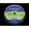 CD-RW Verbatim 8-12x 10 Pack