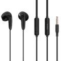 Celebrat Earphones με Μικρόφωνο G27 3.5mm Σύνδεση Φ14mm 1.2m Μαύρα