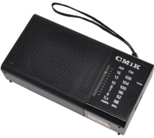 CMiK Φορητό Ραδιόφωνο AM/FM 2 Με Υποδοχή Ακουστικών