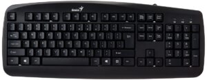 Combo Genius USB Keyboard & Mouse Set Black