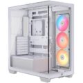 Corsair 3500X RS-R ARGB Windowed Mid-Tower Case Tempered Glass - White