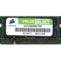 Corsair Ram 2Gb Sodimm VSGDS667D2