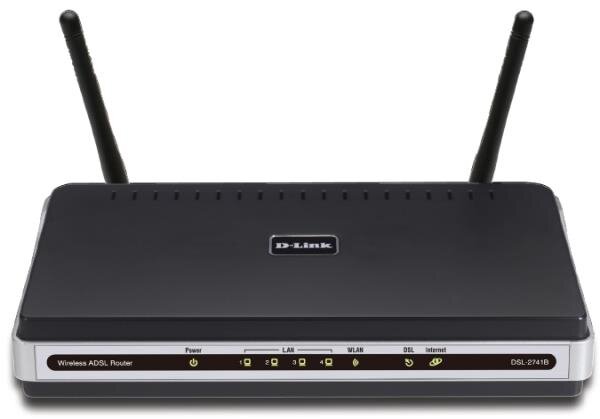 D-Link DSL-2741B ADSL2+ Wireless N 4-Port (B)