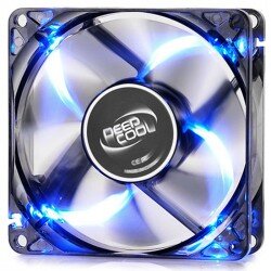 DEEPCOOL Ημιδιαφανής ανεμιστήρας 80mm με μπλε LED