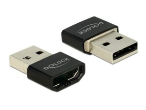 DeLock αντάπτορας USB σε HDMI-A θηλυκό μαύρος