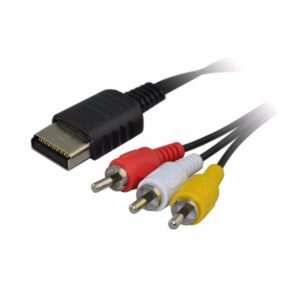 Dreamcast AV Video Cable male to 3x RCA male 1.8m, oem