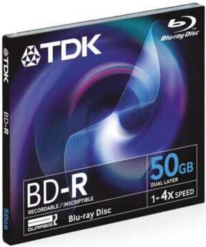 Dvd-r Blu-ray 50gb 4x Tdk