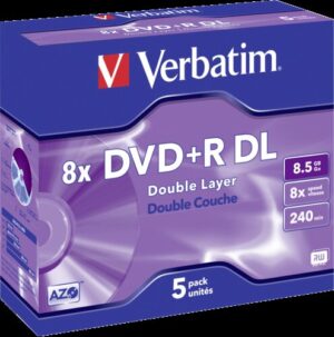 DVD+R Double Layer Verbatim J.C. 5άδα
