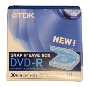 Dvd Rec Tdk 1.4gb 4x 8cm 10 Tem