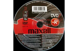 Dvdr 16x Maxell Slim Case 4.7gb 120min