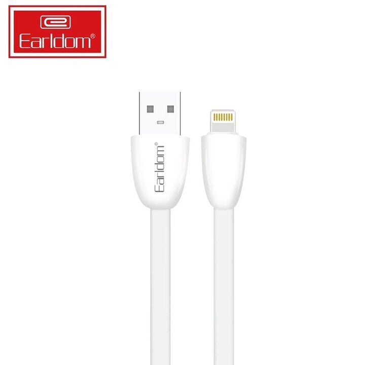Eardom Data & Charger Cable 1m FLAT for iPh7/Plus/iPh6/Plus EC-004i