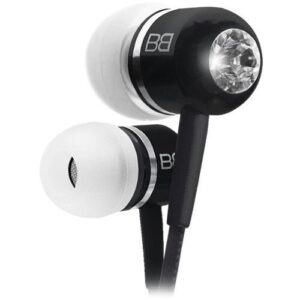 Earphone Mp3 Black Swarovski