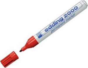 Edding 2000C Ανεξίτηλος Μαρκαδόρος Κόκκινος