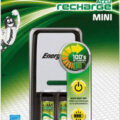 Energizer Accu Recharge Mini Φορτιστης Μπαταριας + 2 Aaa Type Μπαταριες