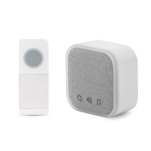 Entac Doorbell Battery Operated 3xAA excl, with Battery Operated IP44 Transmitter