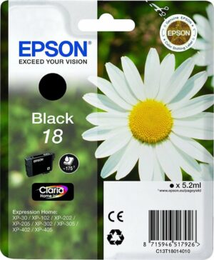 Epson Ink Ultra Black Τ1801