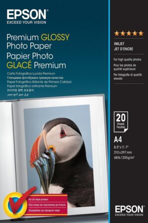 Epson Photopaper S041287 A4 Premium Glossy 20φ