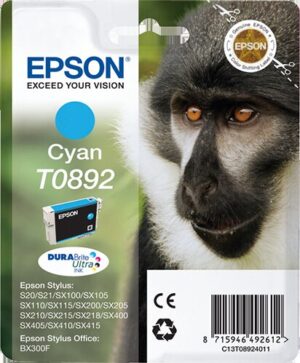 Epson T00892 Stylus S20 Cyan With Pigment Ink