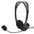 Esperanza Headphones με μικρόφωνο Scherzo 2x 3.5mm 2.5m μαύρα