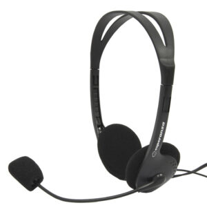 Esperanza Headphones με μικρόφωνο Scherzo 2x 3.5mm 2.5m μαύρα