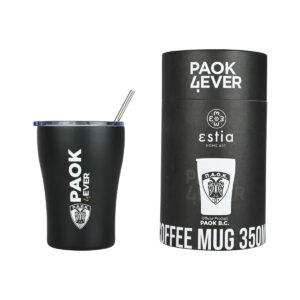 Estia Home Art Θερμός Coffee Mug Paok BC Edition 350ml