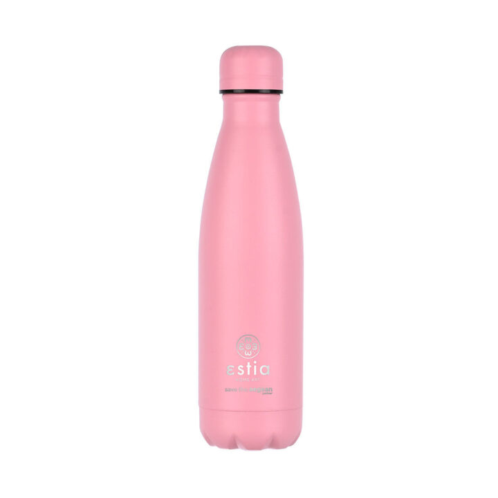 Estia Home Art Θερμός Flask Lite Save The Aegean 500ml Blossom Rose