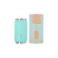 Estia Home Art Θερμός Travel Cup Save The Aegean 300ml Bermuda Green