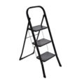 ESTIA Σκαλοσκαμπο Neo Black Με 3 Σκαλια 46x71x105cm
