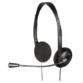 Exxter Στερεοφωνικό Headset Με Μικρόφωνο Μαύρο Bulk HE-100+