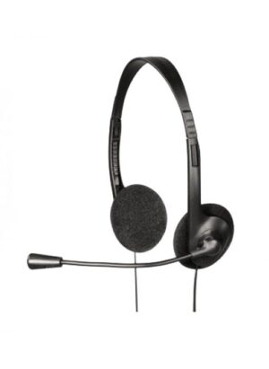 Exxter Στερεοφωνικό Headset Με Μικρόφωνο Μαύρο Bulk HE-100+