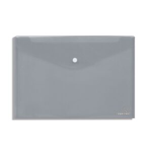 Φάκελος Κουμπί Α4 Grey Typotrast