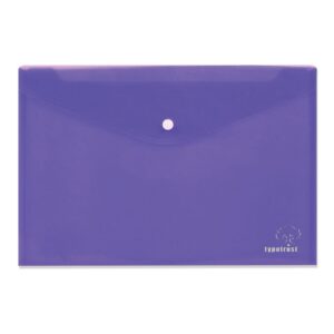 Φάκελος Κουμπί Α4 Purple Typotrast