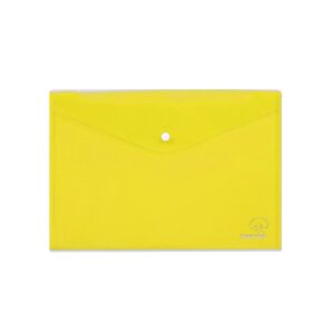 Φάκελος Κουμπί Α4 Yellow Typotrast