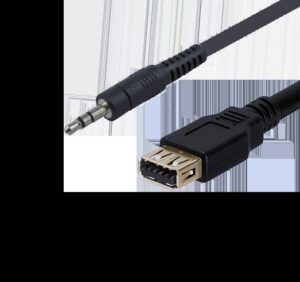 Famale Usb To Male 3.5 Jack 1.5m