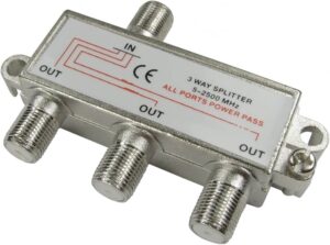 Fc-3split-Kn Tv Splitter 3 Way Metal