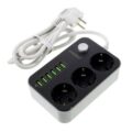 FINEBLUE 3 Power Socket + 6 USB Charger 3.4A Auto