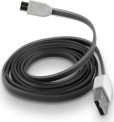 Forever Flat Usb Iphone 6/5/5s/5c And Ipad 1,5m Black Red