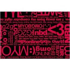 G-CUBE Αυτοκόλλητο Κάλυμμα 'ChatRoom' για Notebook Skin (RED)