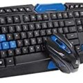Gaming Set Πληκτρολόγιο με Ποντίκι Ασύρματο Blue/Black