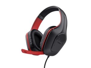 Gaming Trust Zirox Over Ear Gaming Ακουστικά Κόκκινο / GXT 415S