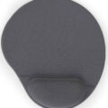 Gembird Gel Mouse Pad 260mm με Στήριγμα Καρπού Γκρι