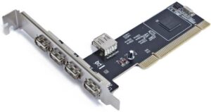 Gembird USB 2.0 PCI Κάρτα 4+1 Port