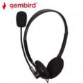 Gembrid Stereo Headset With Volume Control Black
