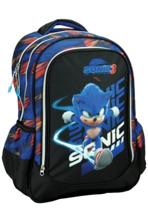 Gim Τσάντα Πλάτης Δημοτικού Οβάλ. Sonic 3 The Hedgehog