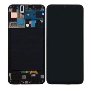 Γνήσια Οθόνη LCD με Μηχανισμό Αφής και Πλαίσιο για Samsung Galaxy A50 A505F Μαύρο